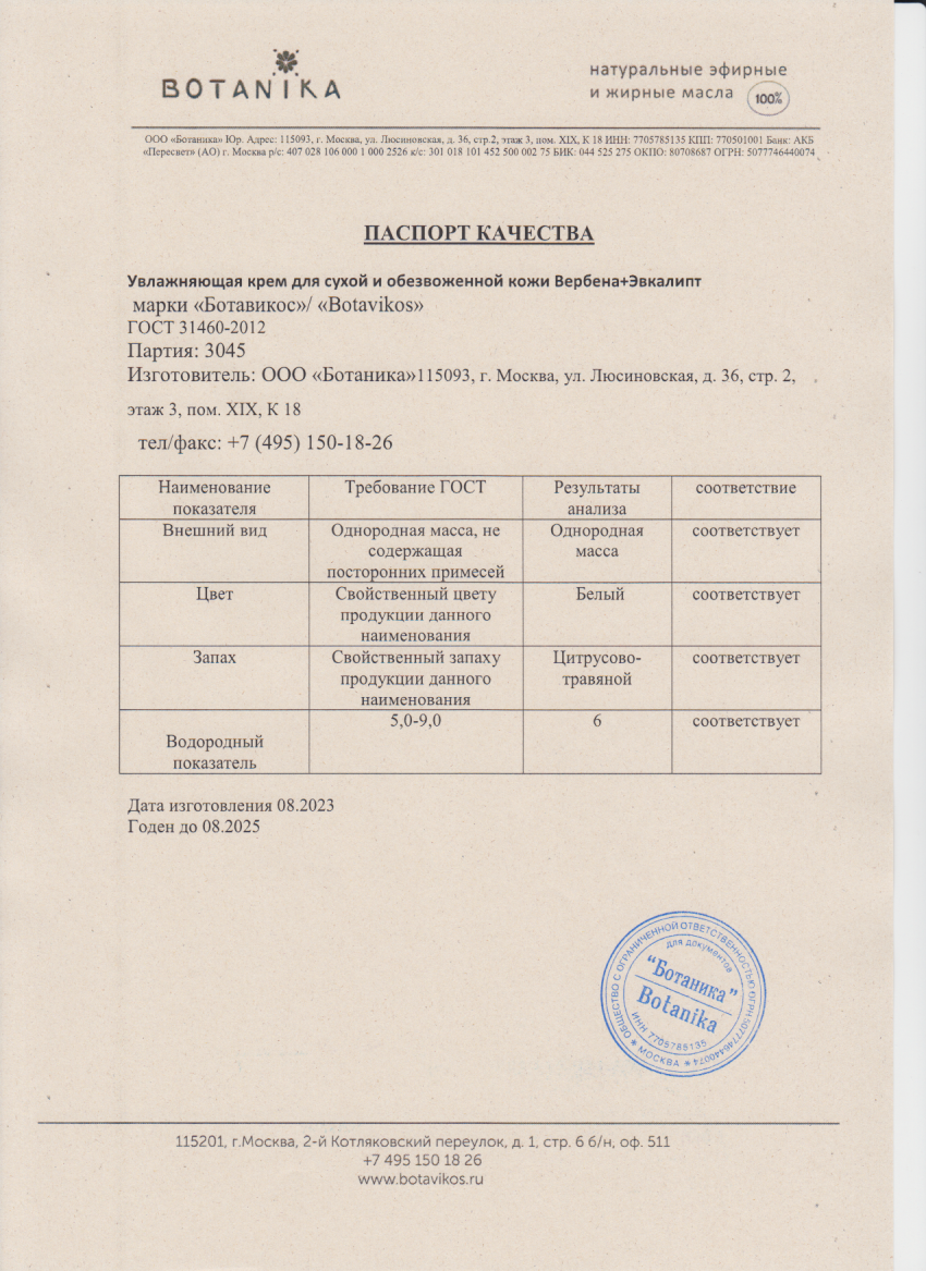 Паспорт №082023